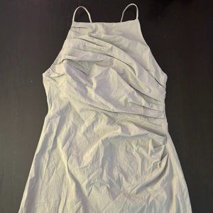 Open Back Cinched Mini Dress